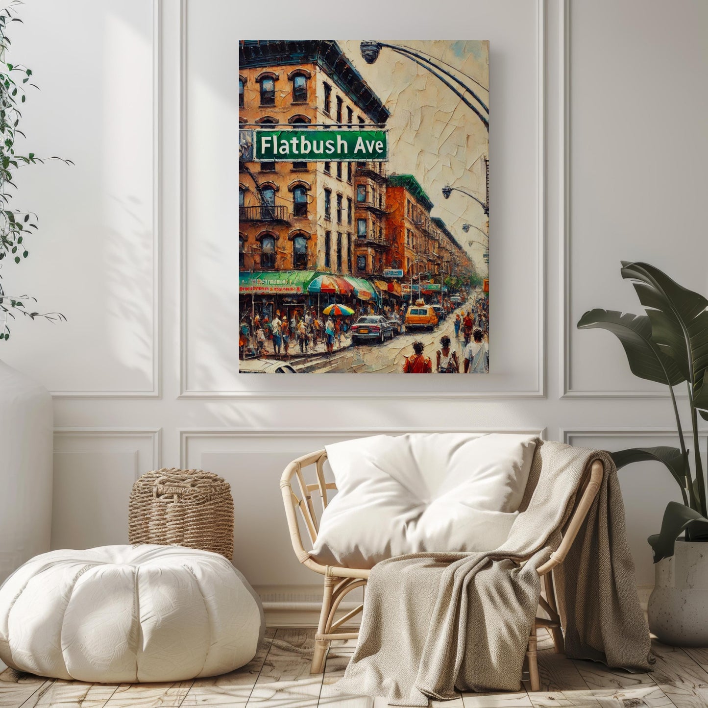 Flatbush Avenue Art Print: Brooklyn Street Sign, NYC Travel Souvenir