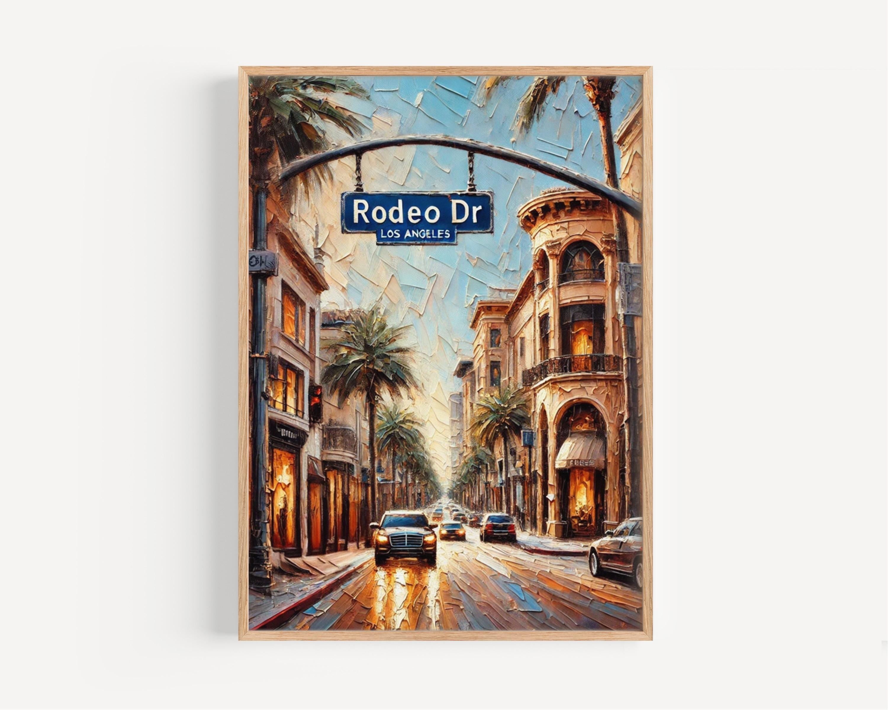 Rodeo Drive Print - Beverly Hills, California, USA