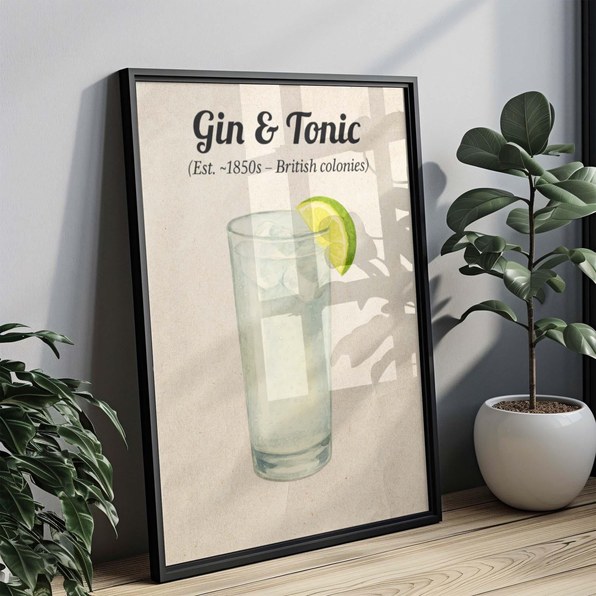 Gin And Tonic Wall Art