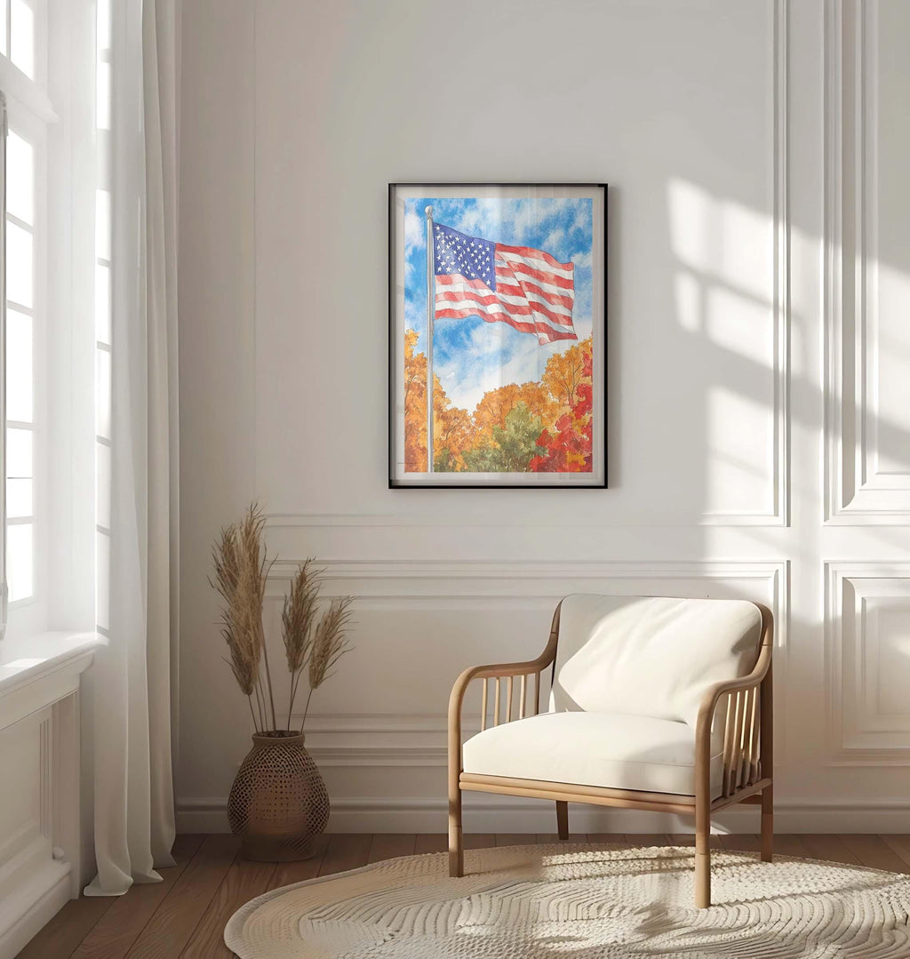 American Flag Wall Art - United States