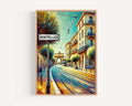 Montpellier Print Vintage - Montpellier, France