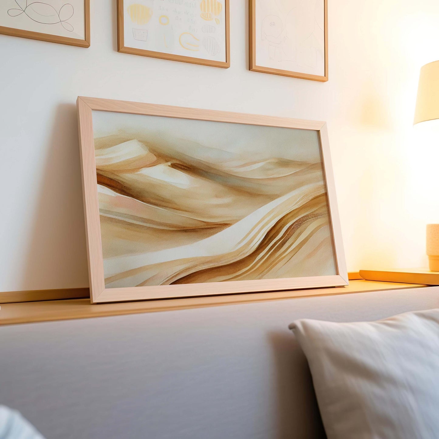 Nature Gift Dunes Wall Art Print - Desert Sand Home Decor, New Housewarming & Family Nature Art Piece