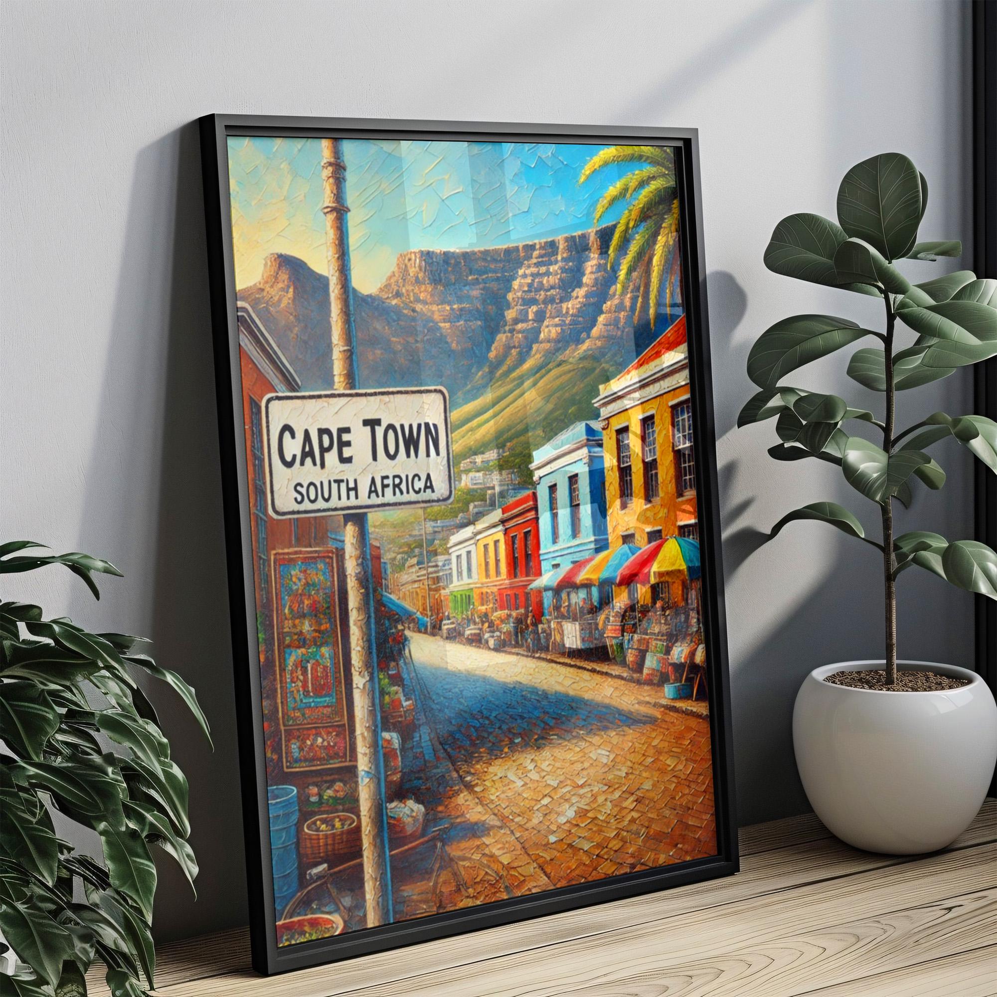 Cape Town Wall Art Modern - South Africa