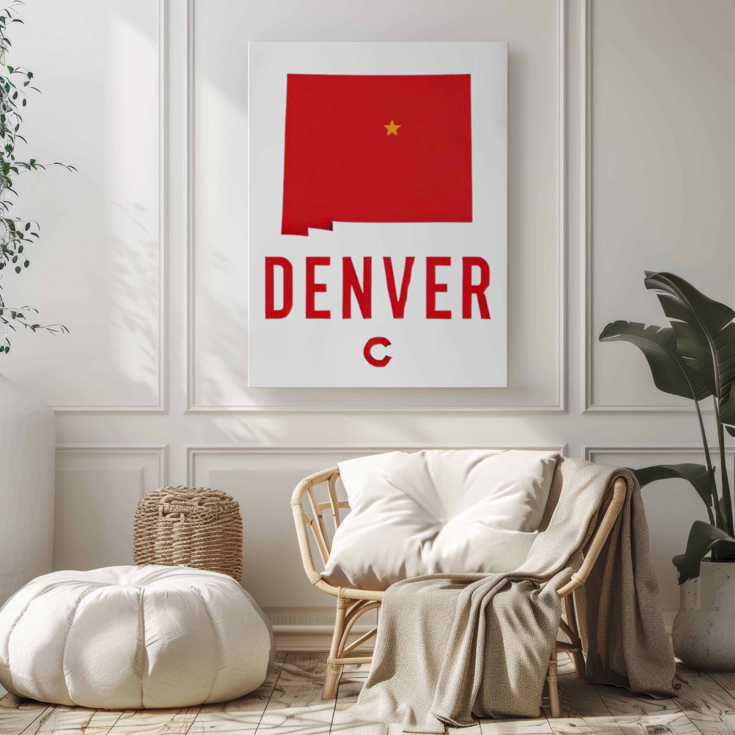 Denver Modern Print - Denver, Colorado, USA