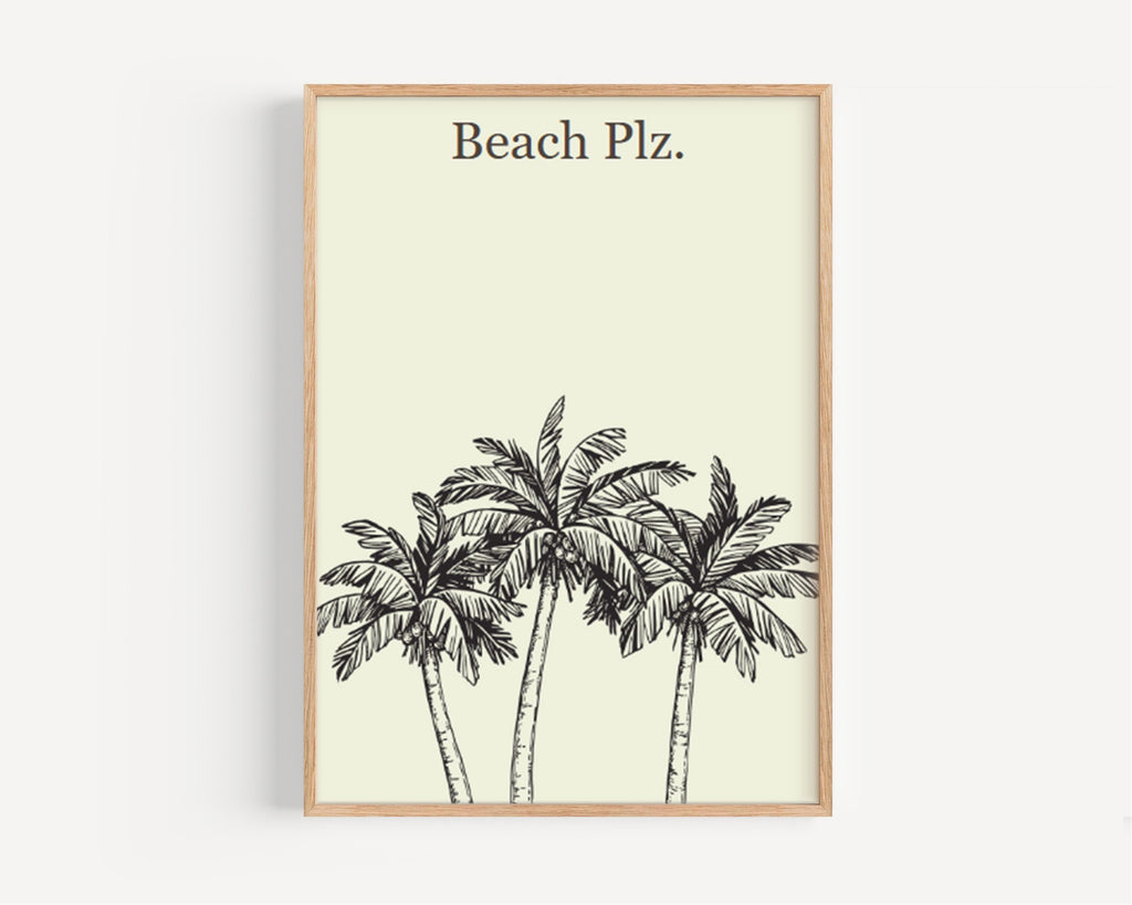 Beach Girl Wall Art College Dorm Room