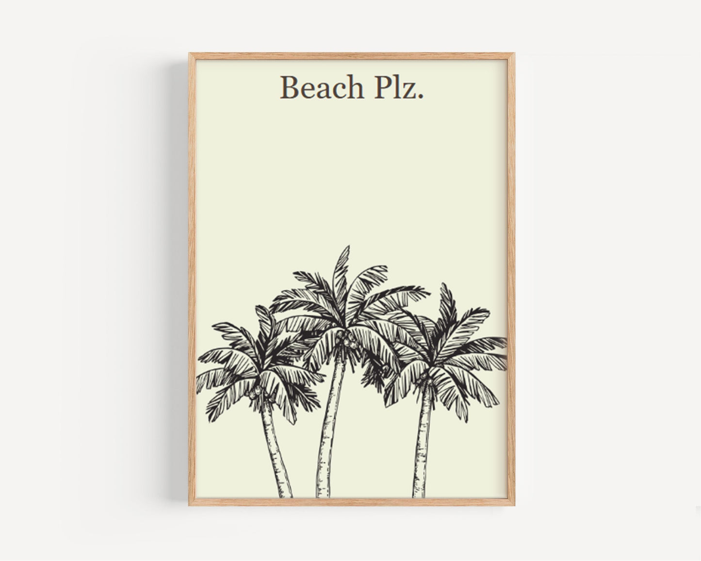 Girl Art Beach Wall Decor, College Dorm Print, Travel & Home Decor, Housewarming Gift, Stylish College Wall Artwork for Girls Room