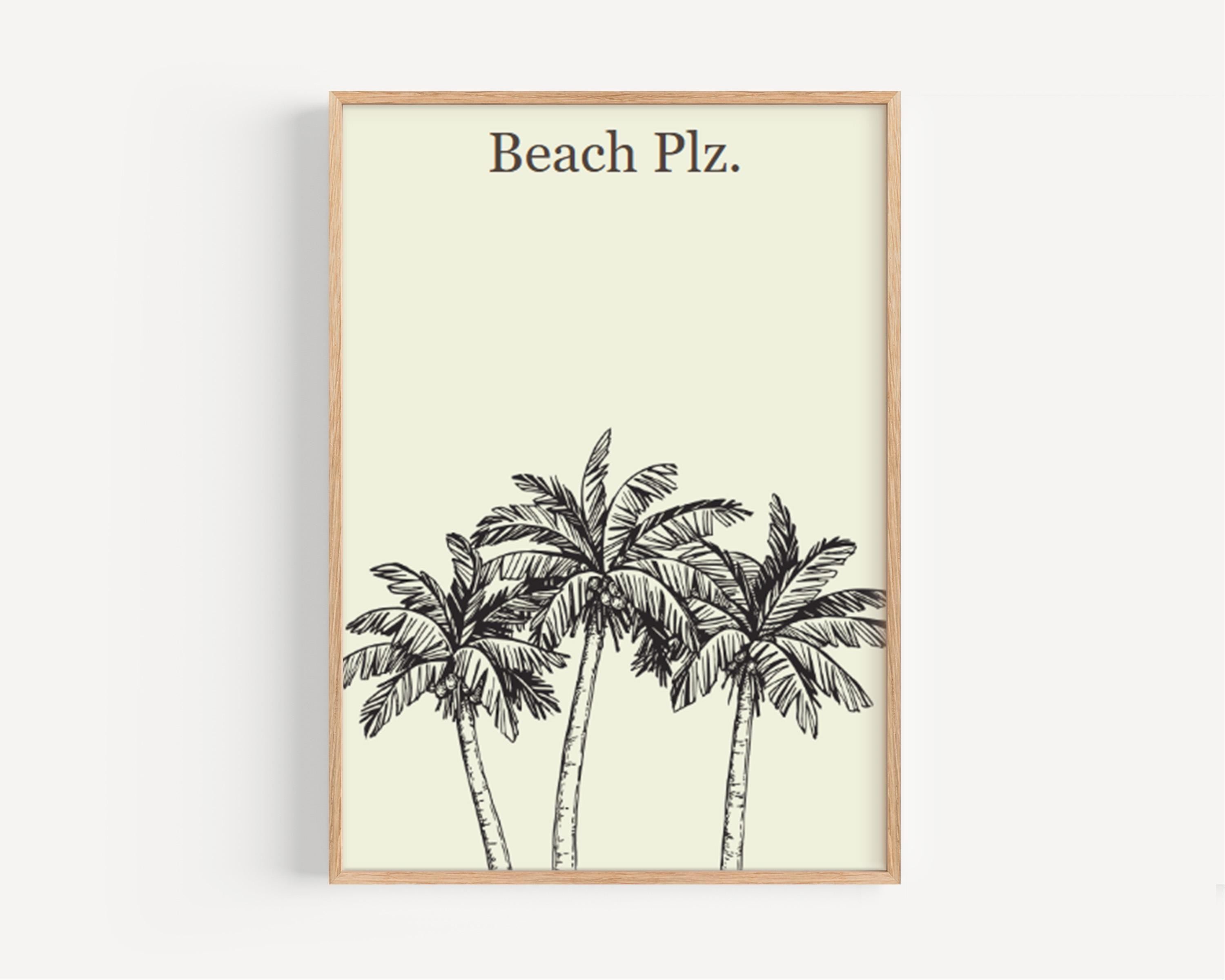 Beach Girl Wall Art College Dorm Room