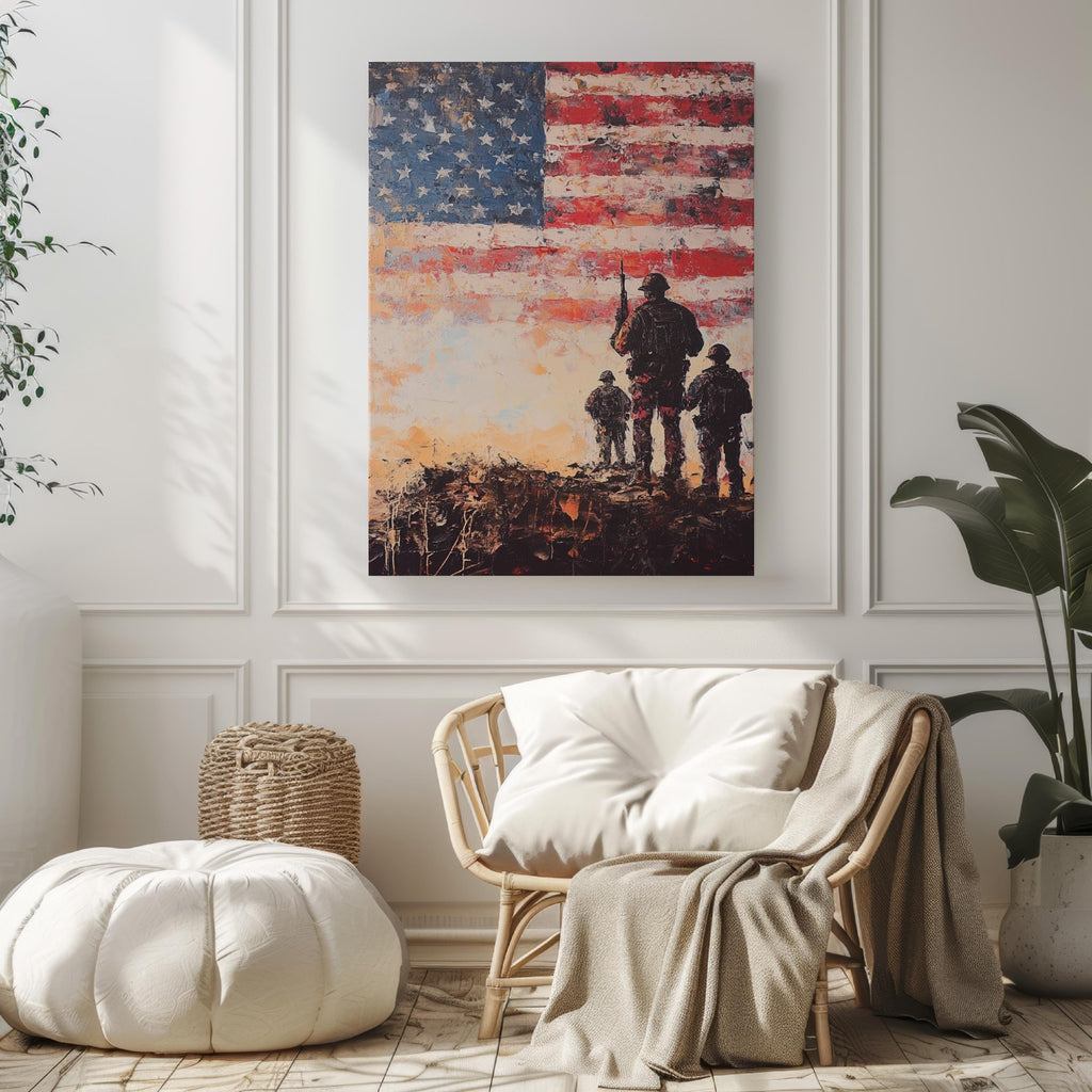 American War Art Poster Patriotic - USA