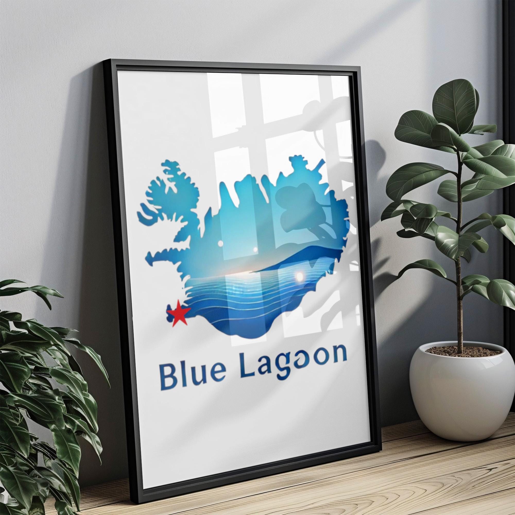 Blue Lagoon Wall Art Decor - Iceland