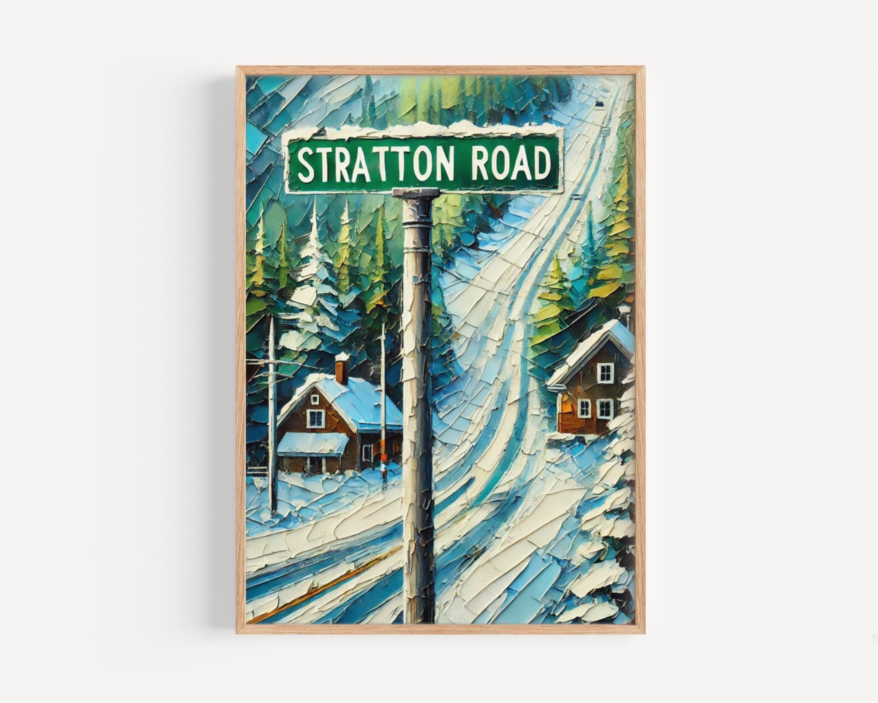 Stratton Road Print - Rutland, Vermont, USA