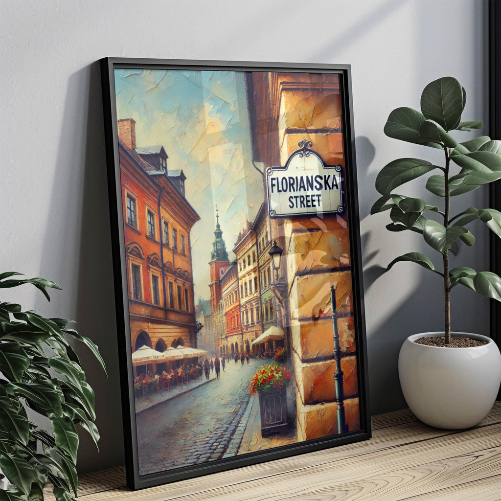 Florianska Street Print - Krakow, Poland