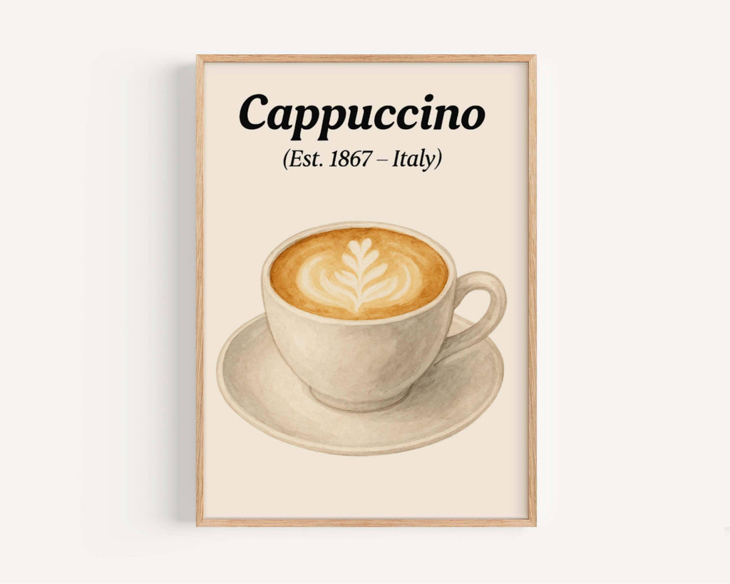 Latte Art Print Decor
