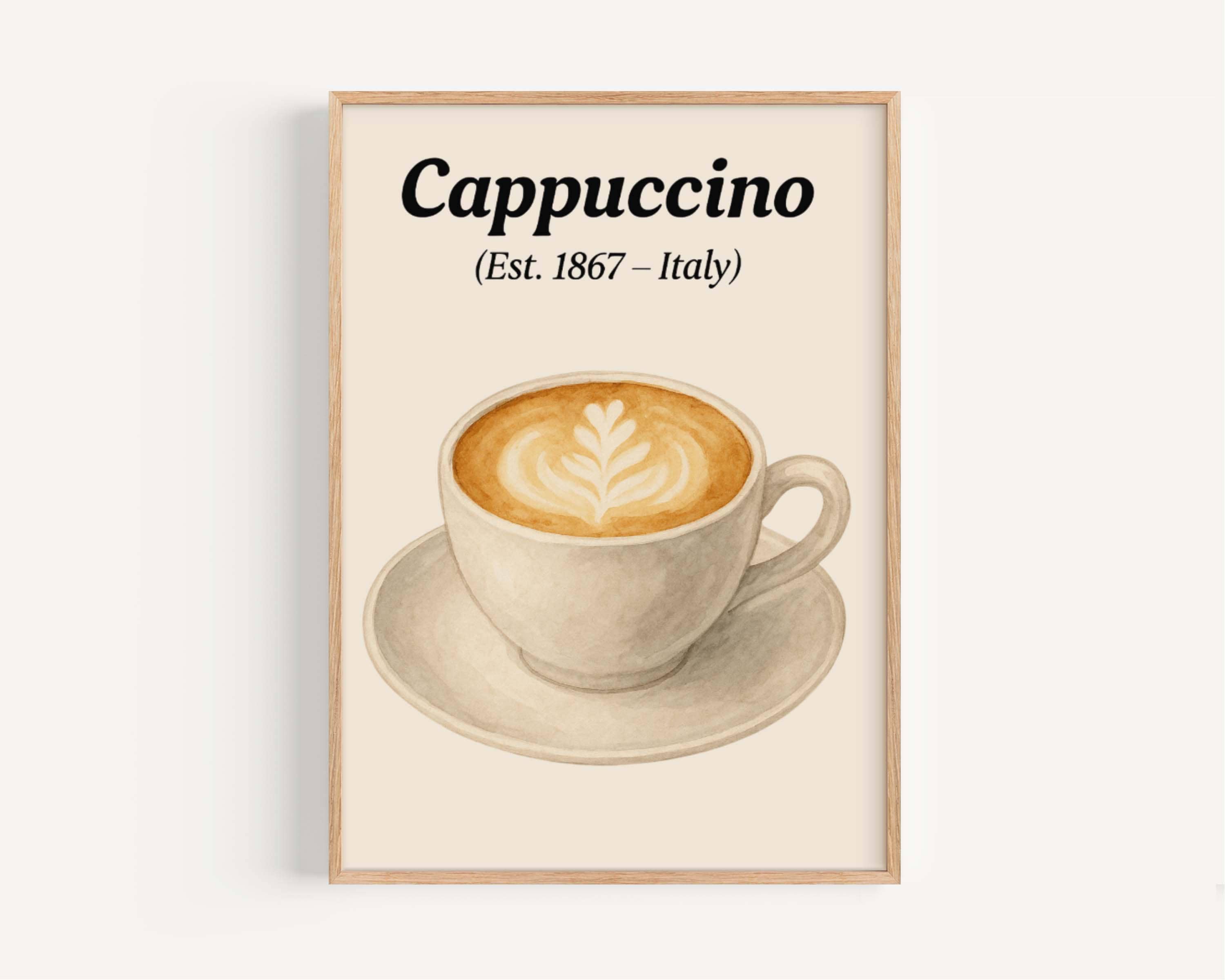 Latte Art Print Decor