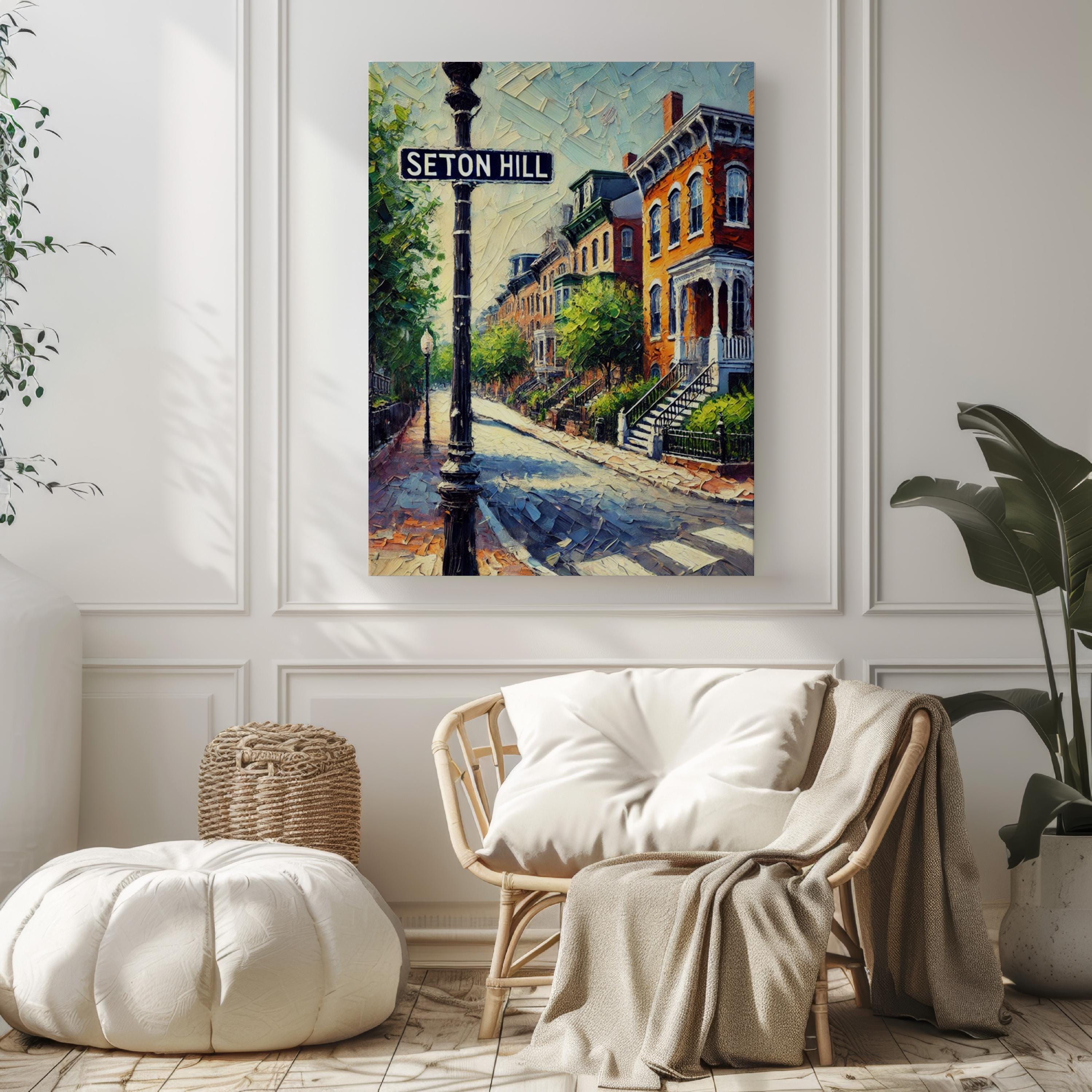 Seton Hill Wall Art - Baltimore, Maryland, USA