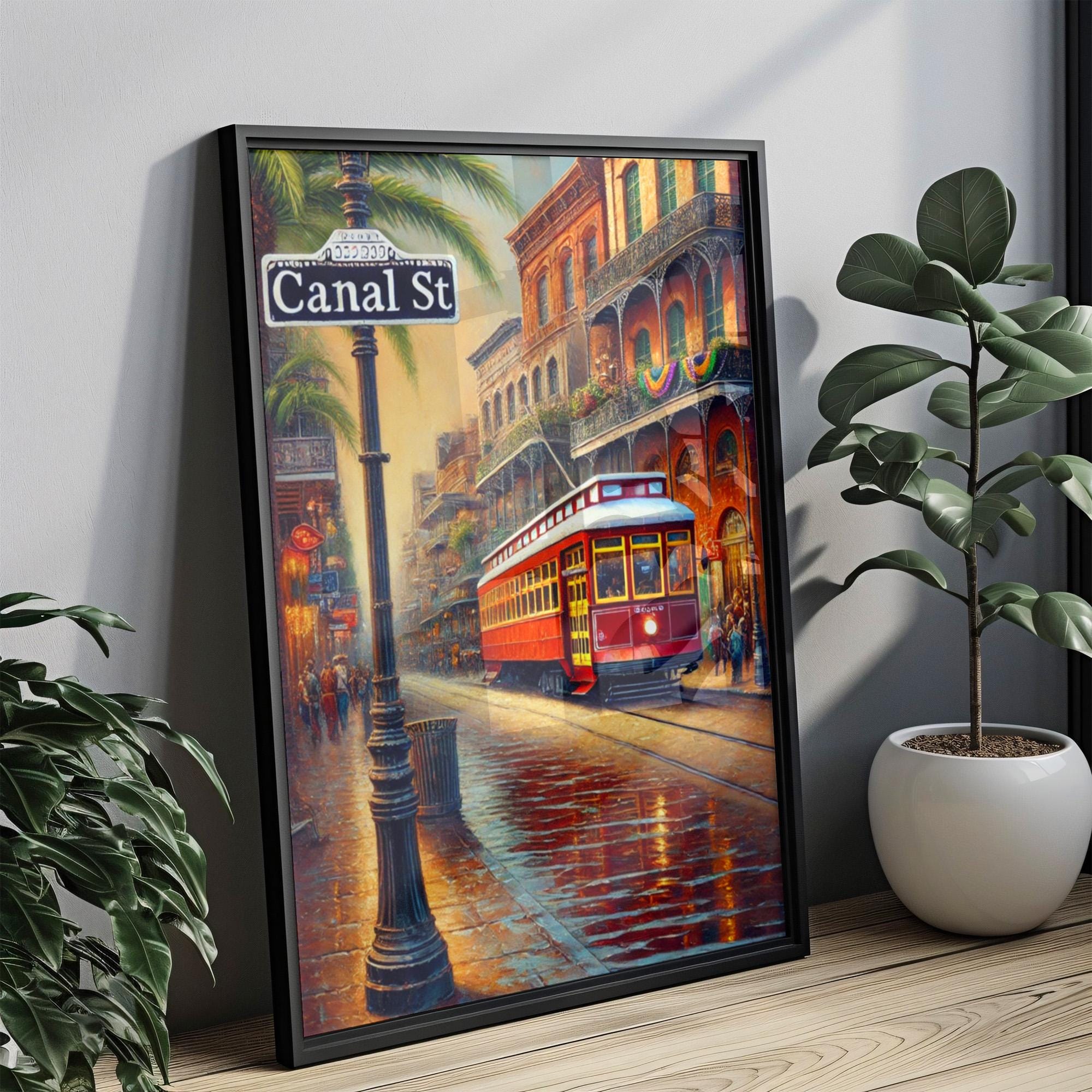 Canal Street Wall Art - New Orleans, Louisiana, USA