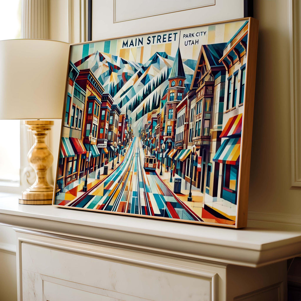 Main Street Print - Park City, Utah, USA