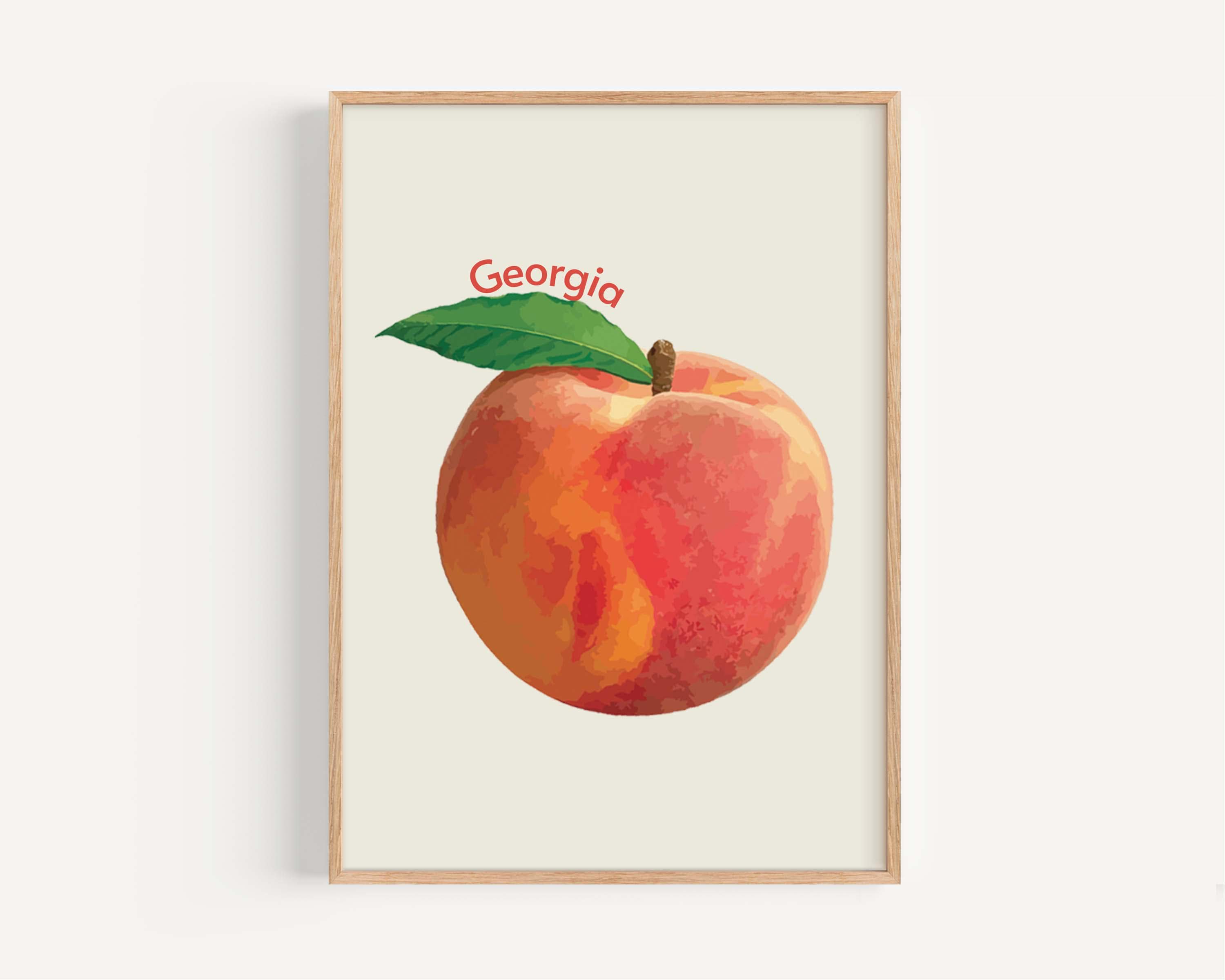 Dorm Wall Art Minimalist - Georgia, USA