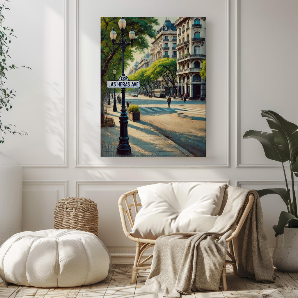 Las Heras Avenue Print - Buenos Aires, Argentina