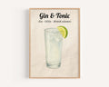 Gin And Tonic Wall Art