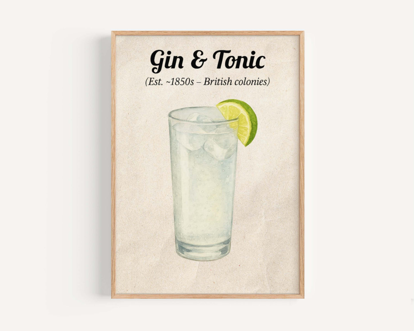 Gin and Tonic Artwork