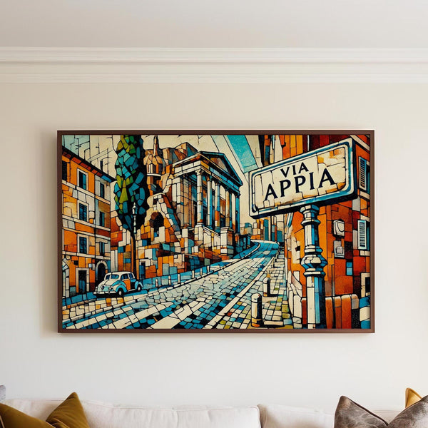 Via Appia Decor Print - Rome, Italy