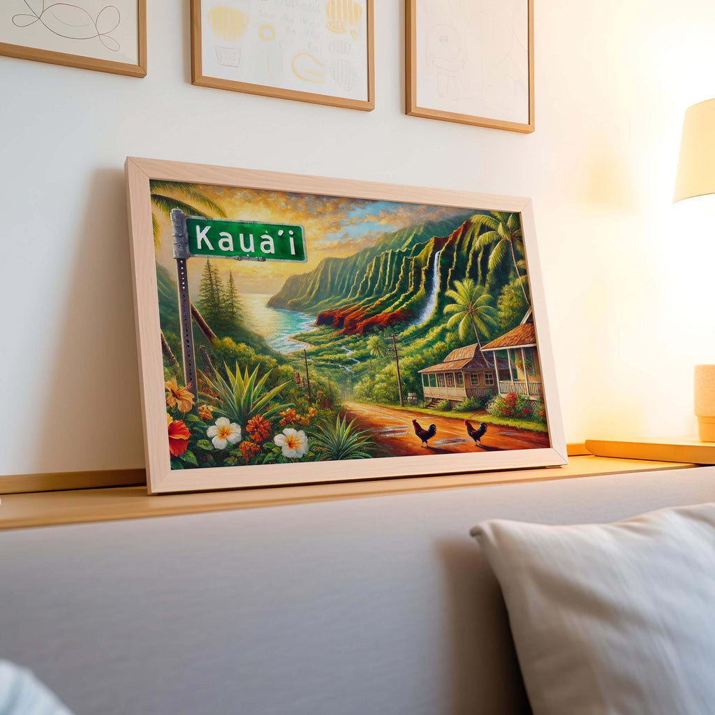 Kauaʻi Landscape Poster - Hawaii, USA