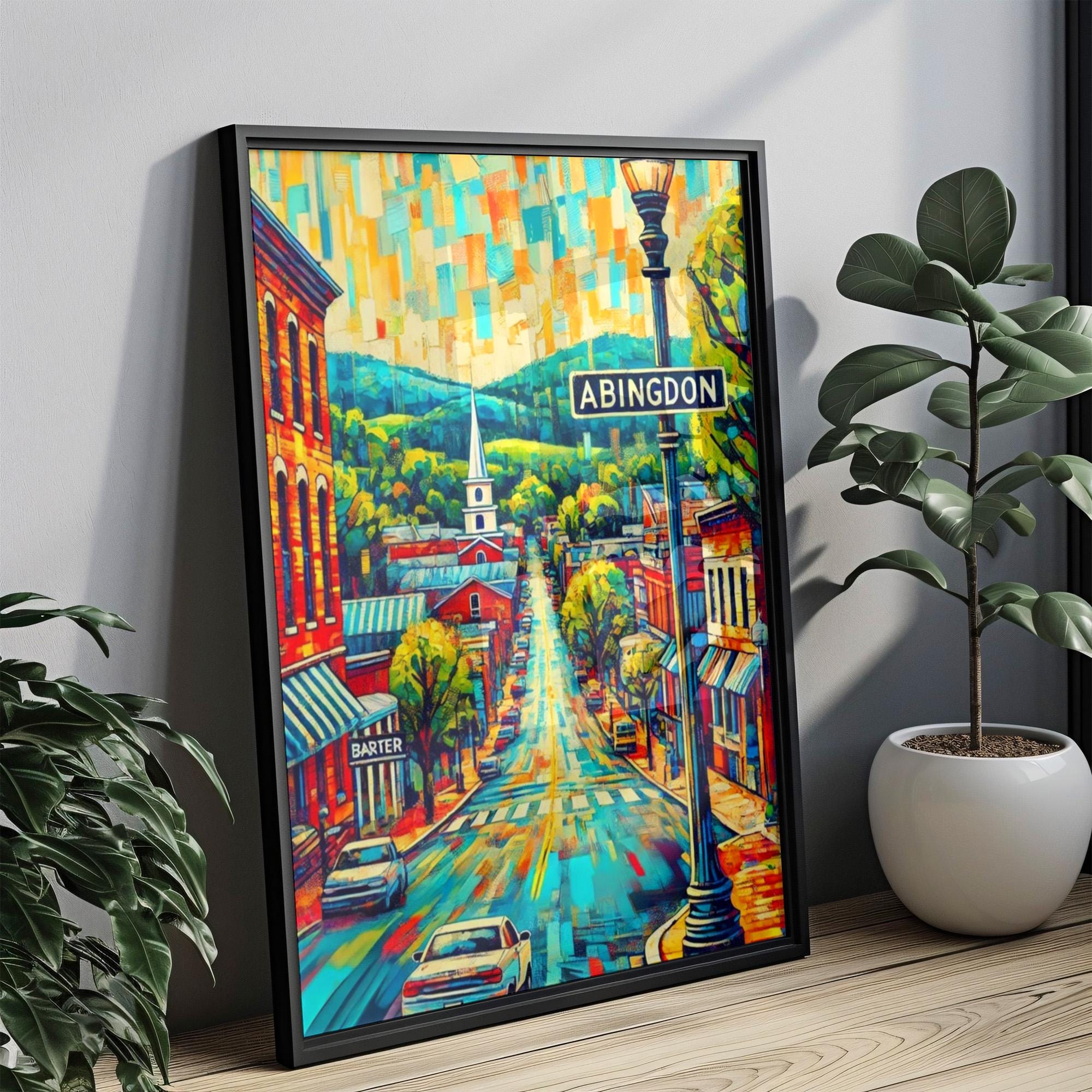 Abingdon Wall Art - Abingdon, Virginia, USA