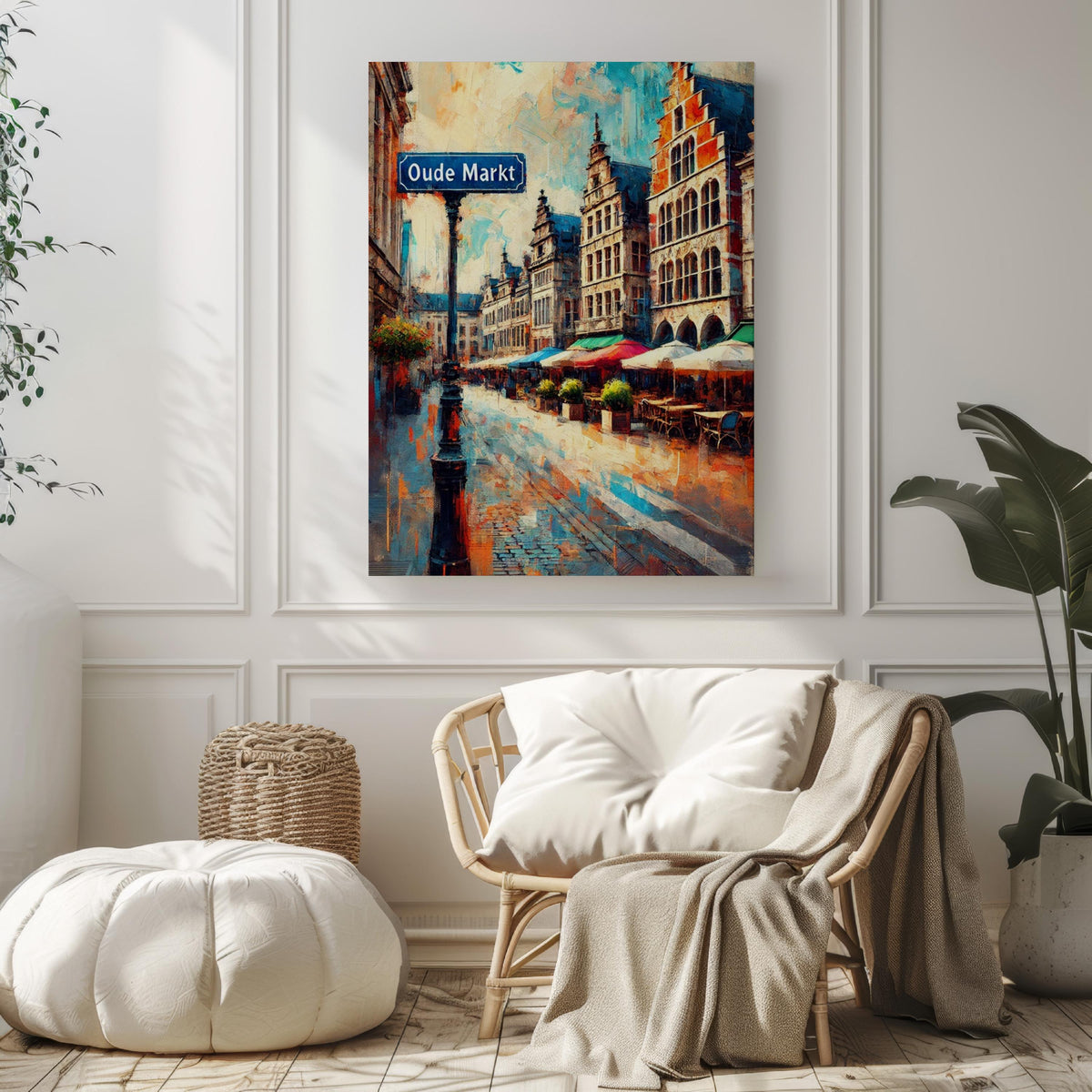 Oude Markt Wall Art Decor - Leuven, Belgium