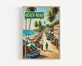 Beach Road Wall Art - Bissau, Guinea-Bissau