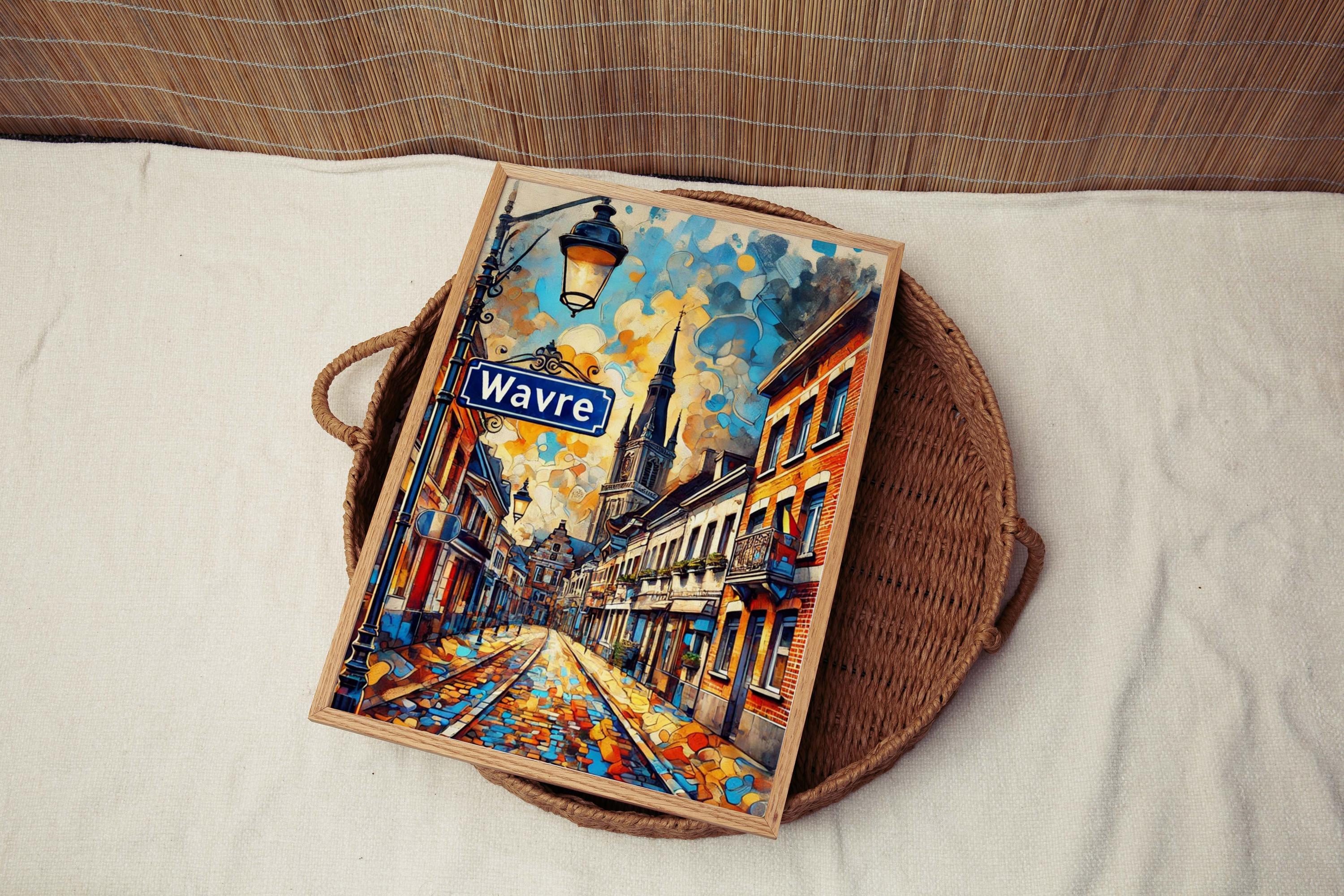 Wavre Poster Modern - Wavre, Belgium