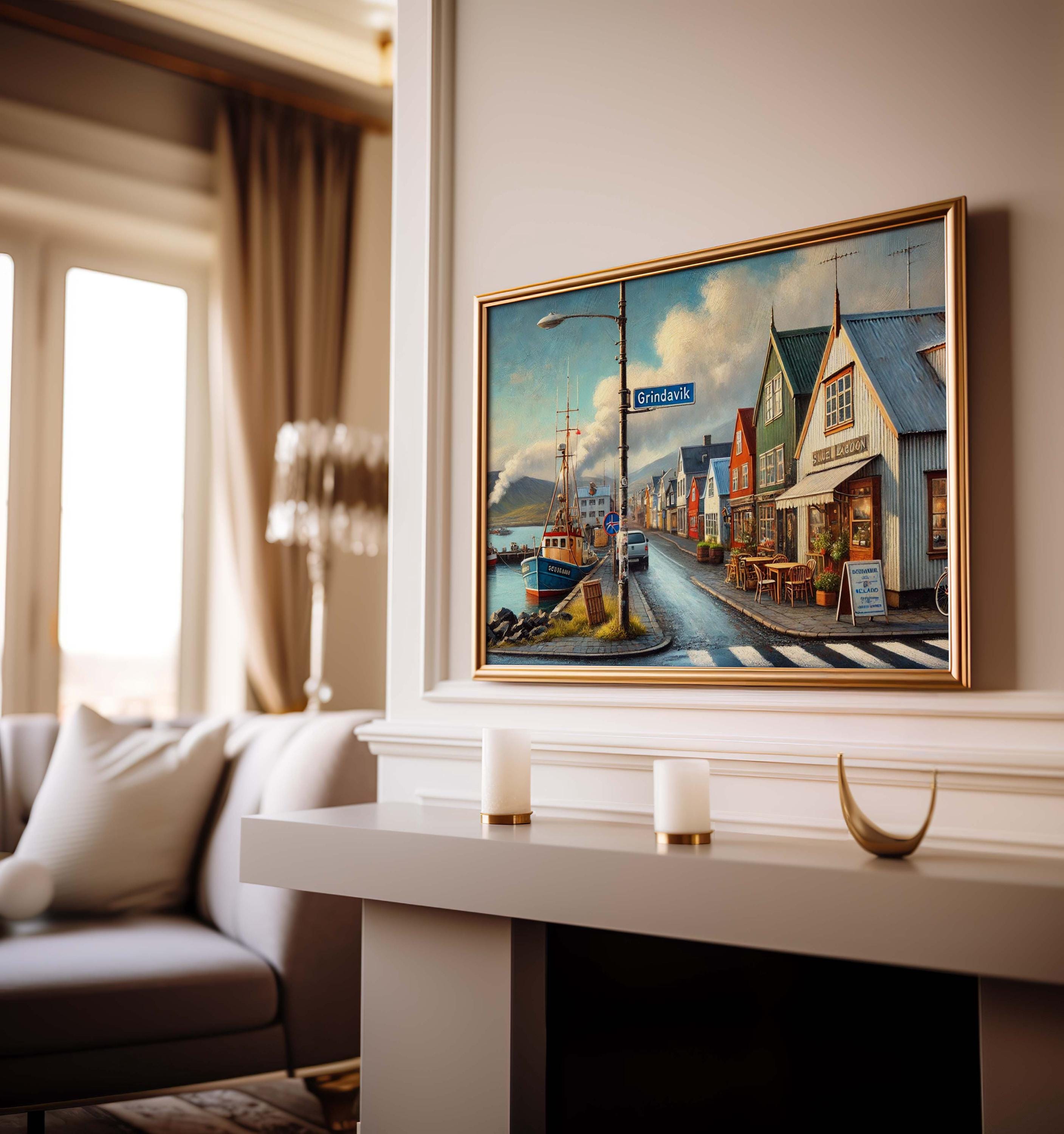 Grindavík Art Print - Grindavík, Iceland