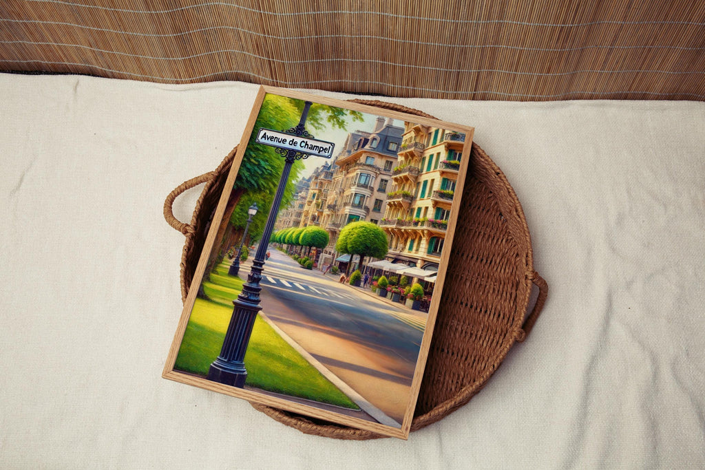 Avenue De Champel Print - Geneva, Switzerland