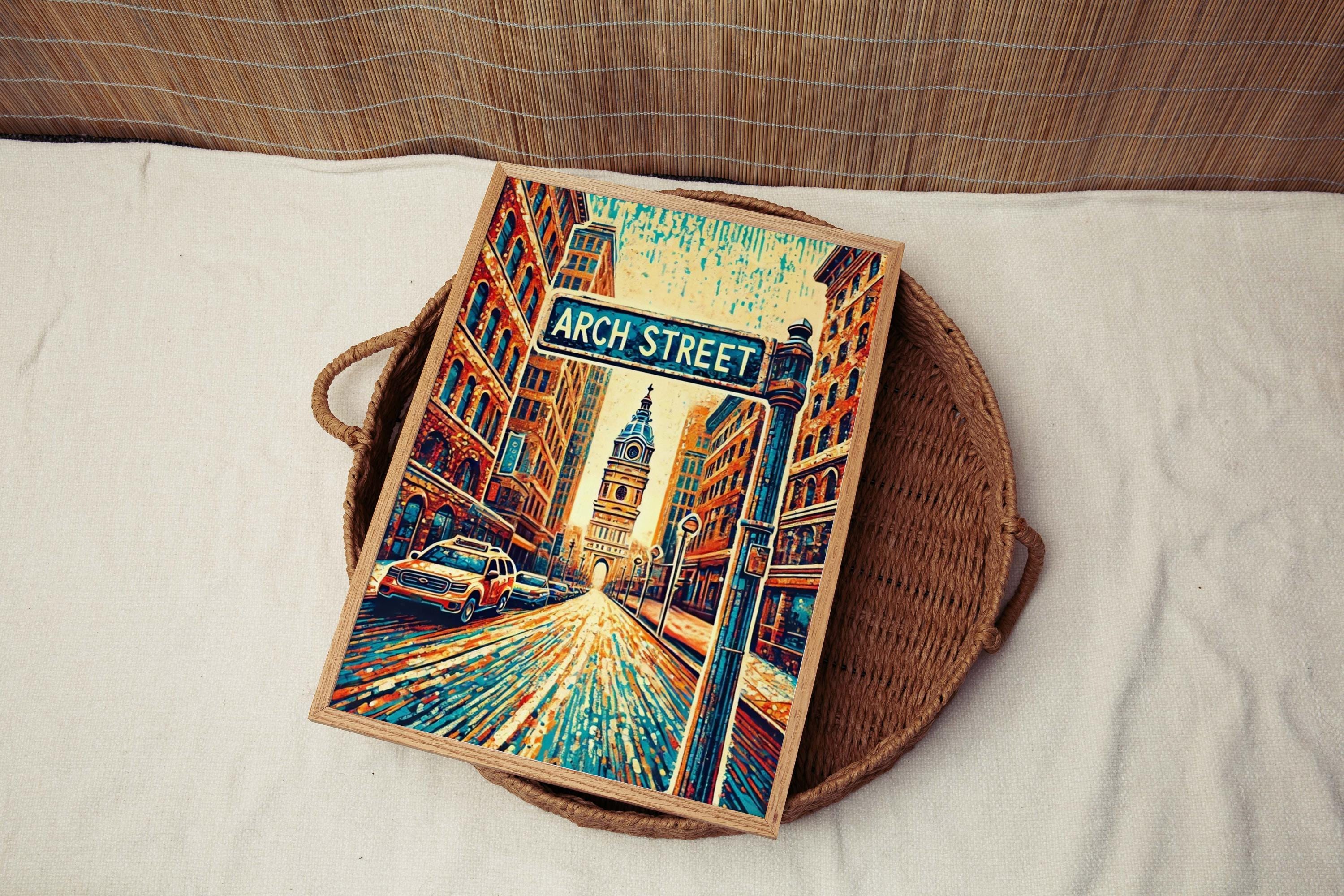 Arch Street Print - Philadelphia, Pennsylvania, USA