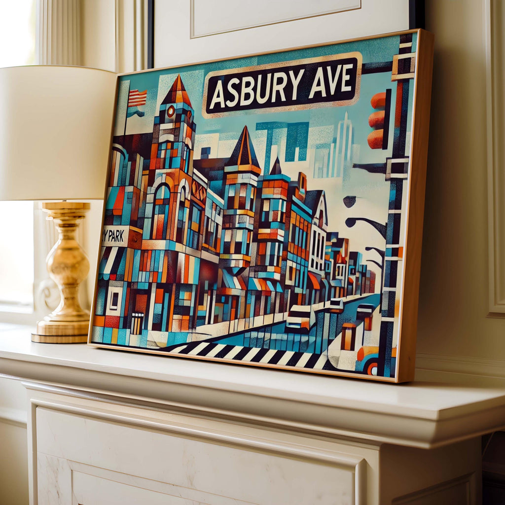 Asbury Park Print Coastal - Asbury Park, New Jersey, USA