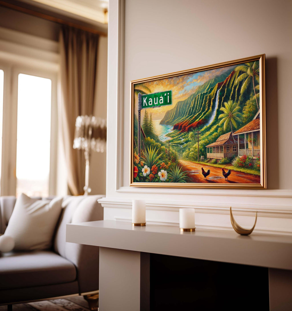 Kauaʻi Landscape Poster - Hawaii, USA