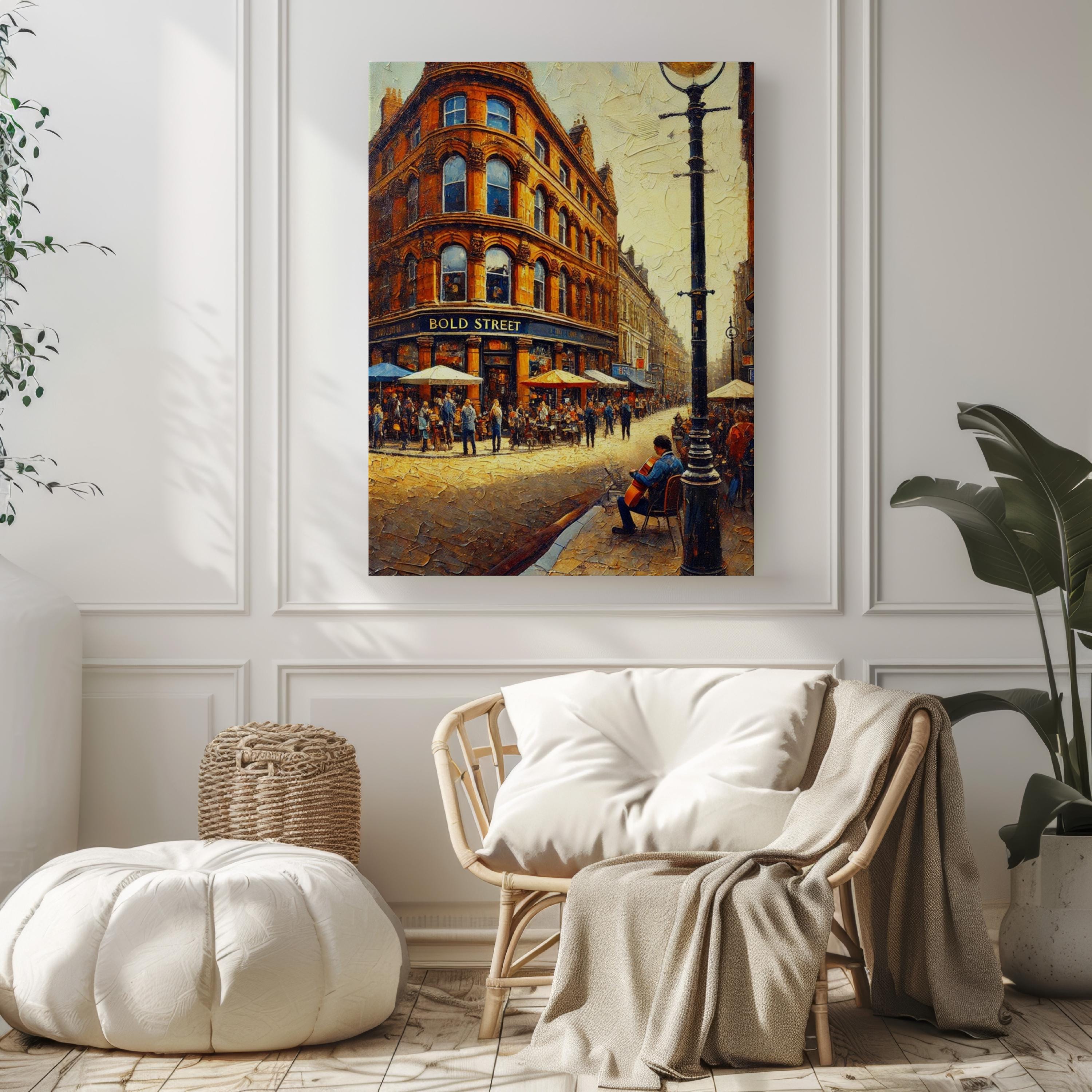 Bold Street Wall Art Vintage - Liverpool, United Kingdom