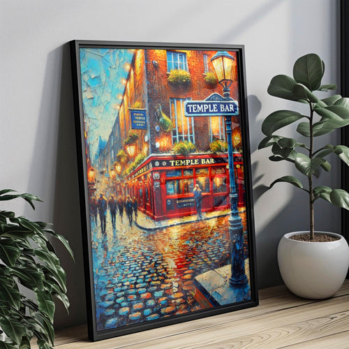 Temple Bar Wall Art Decor - Ireland