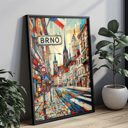 Brno Art Print - Czech Republic City Wall Art, Travel Poster, Europe Home Decor, Brno Gift & Housewarming Present
