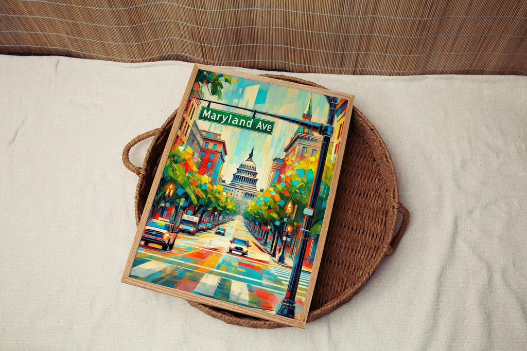 Maryland Avenue Print - Washington, D.C., USA