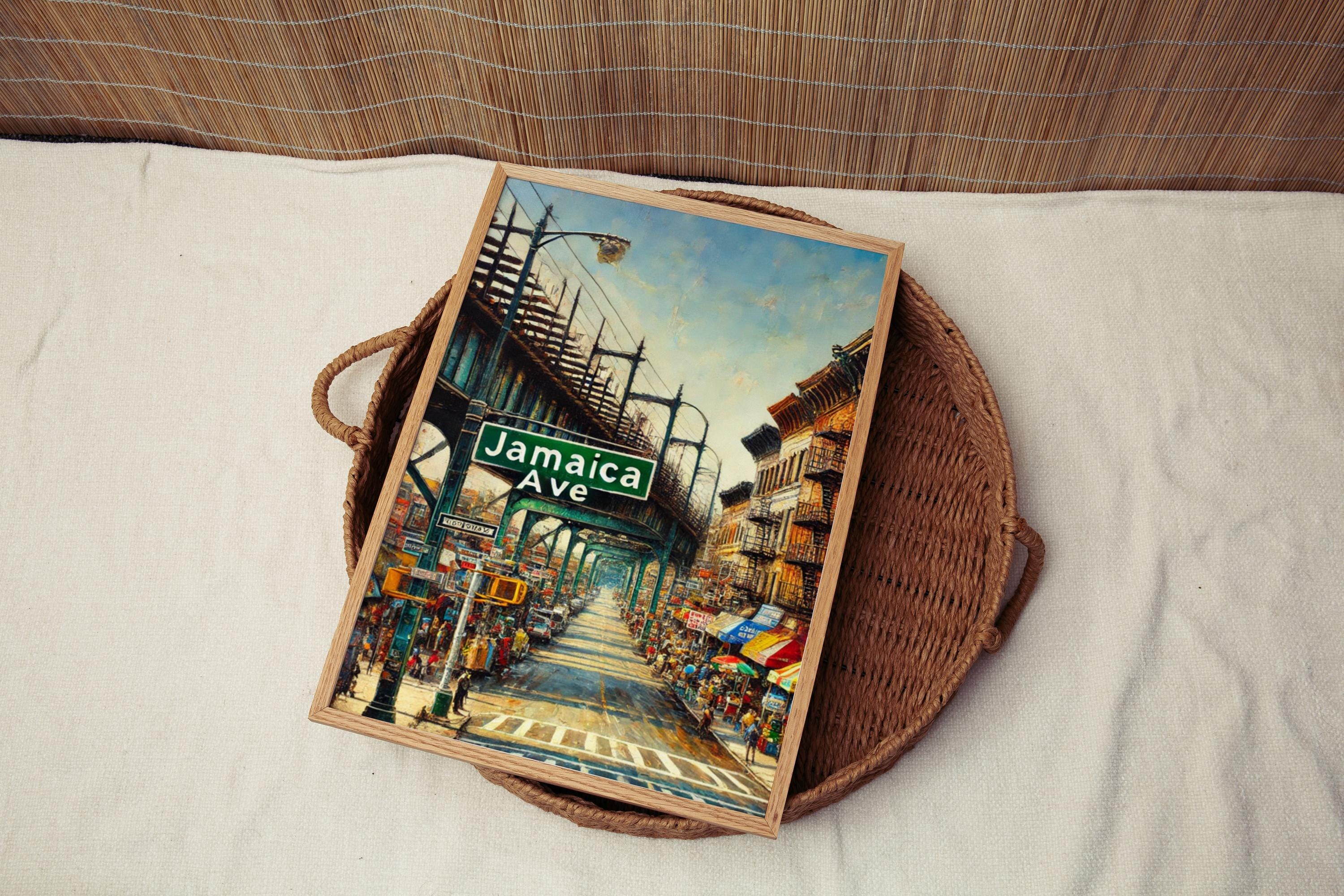 Jamaica Avenue Print: Queens, NYC Street Sign Art