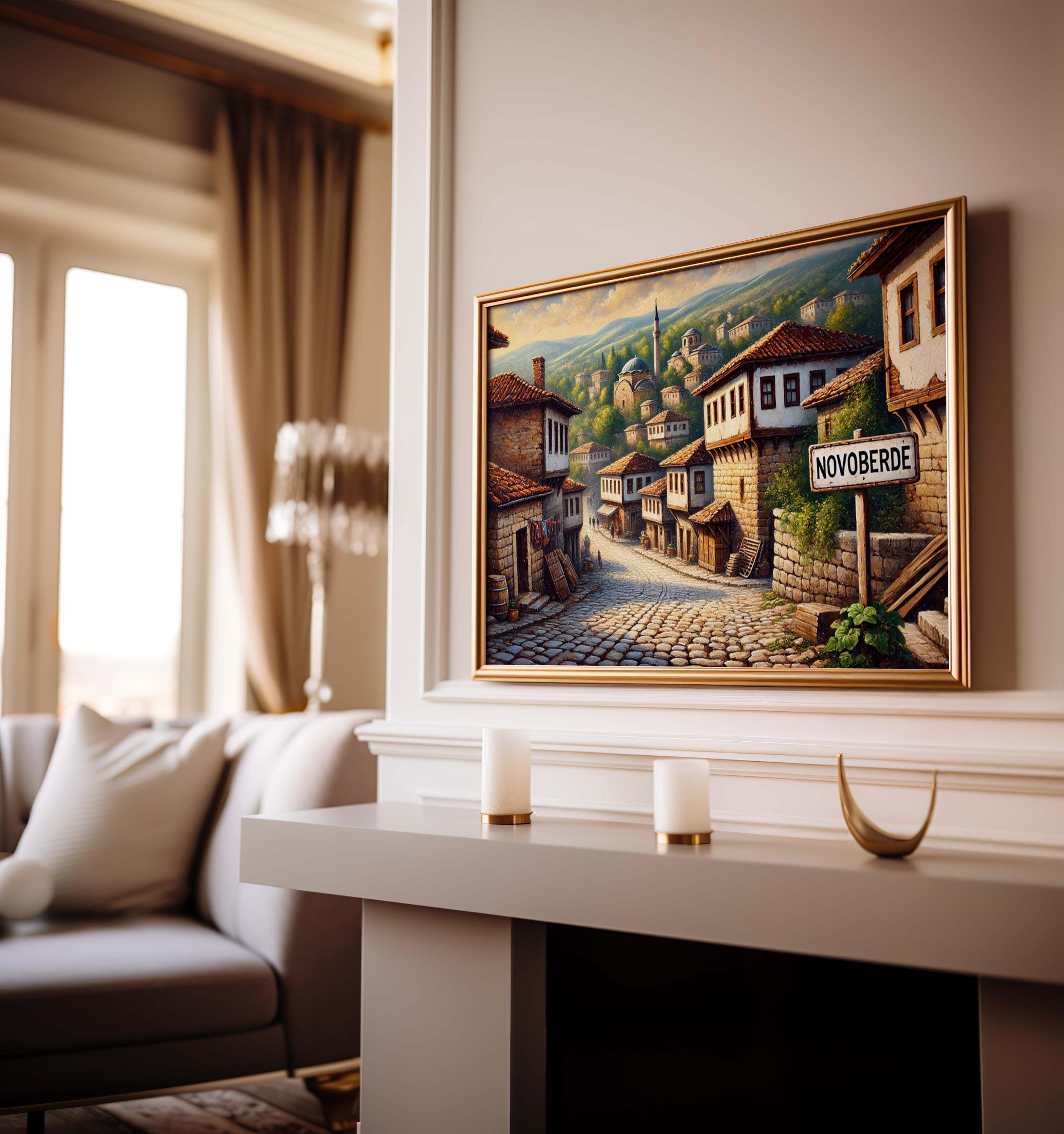 Kosovo Travel Wall Art Modern - Europe