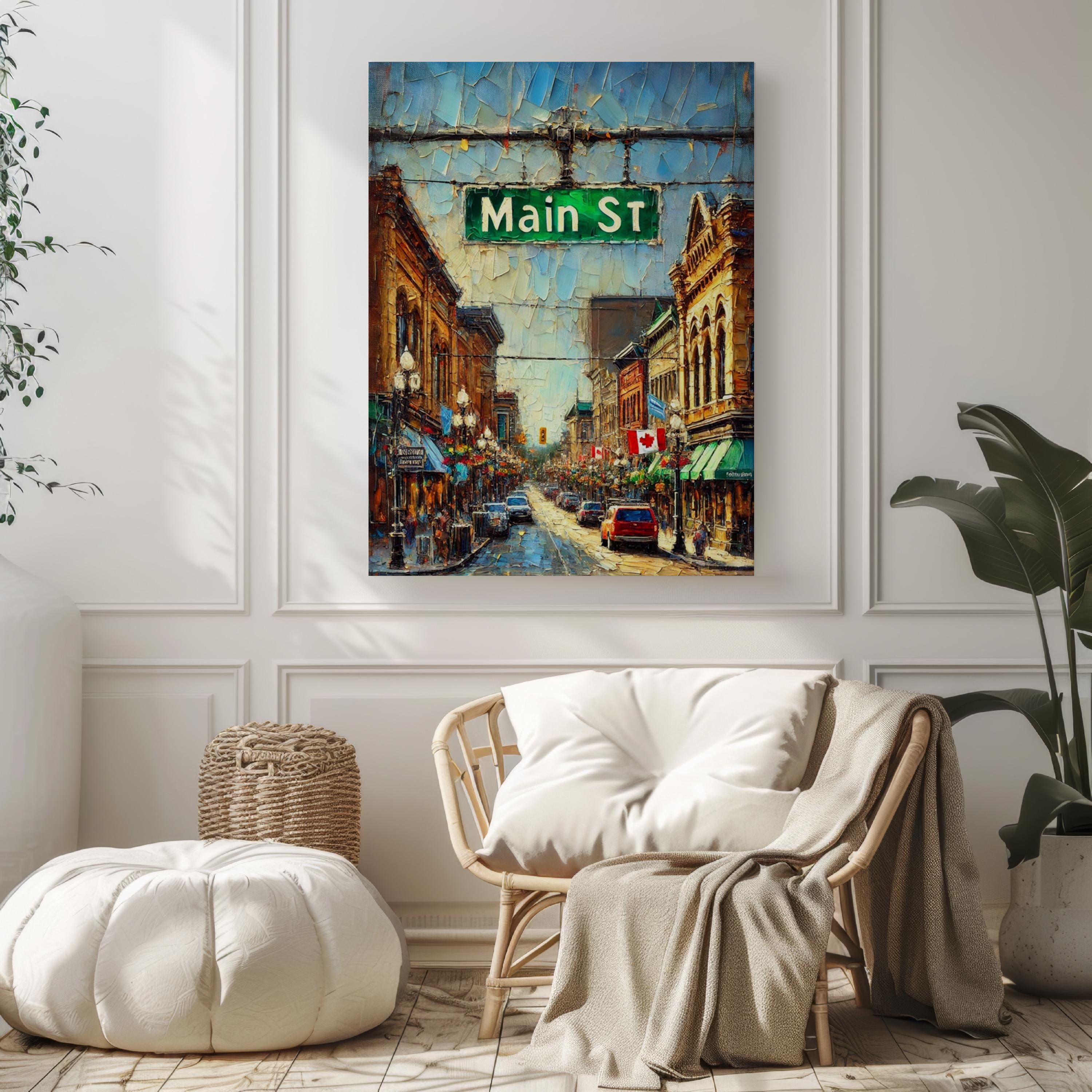 Main Street Wall Art - Vancouver, Canada