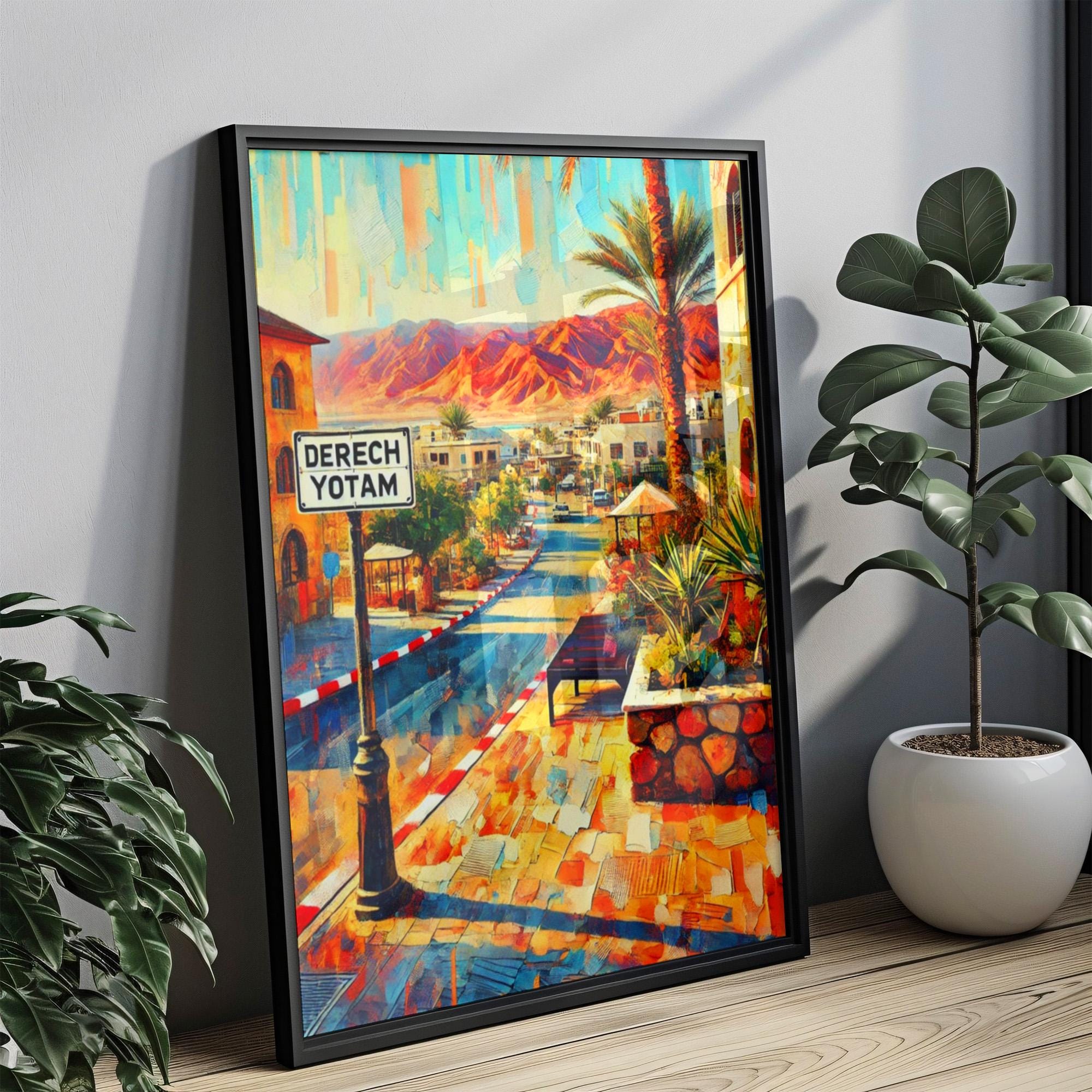 Derech Yotam Modern Poster - Eilat, Israel