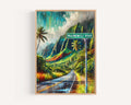 Maunawili Road Print - Oahu, Hawaii, USA