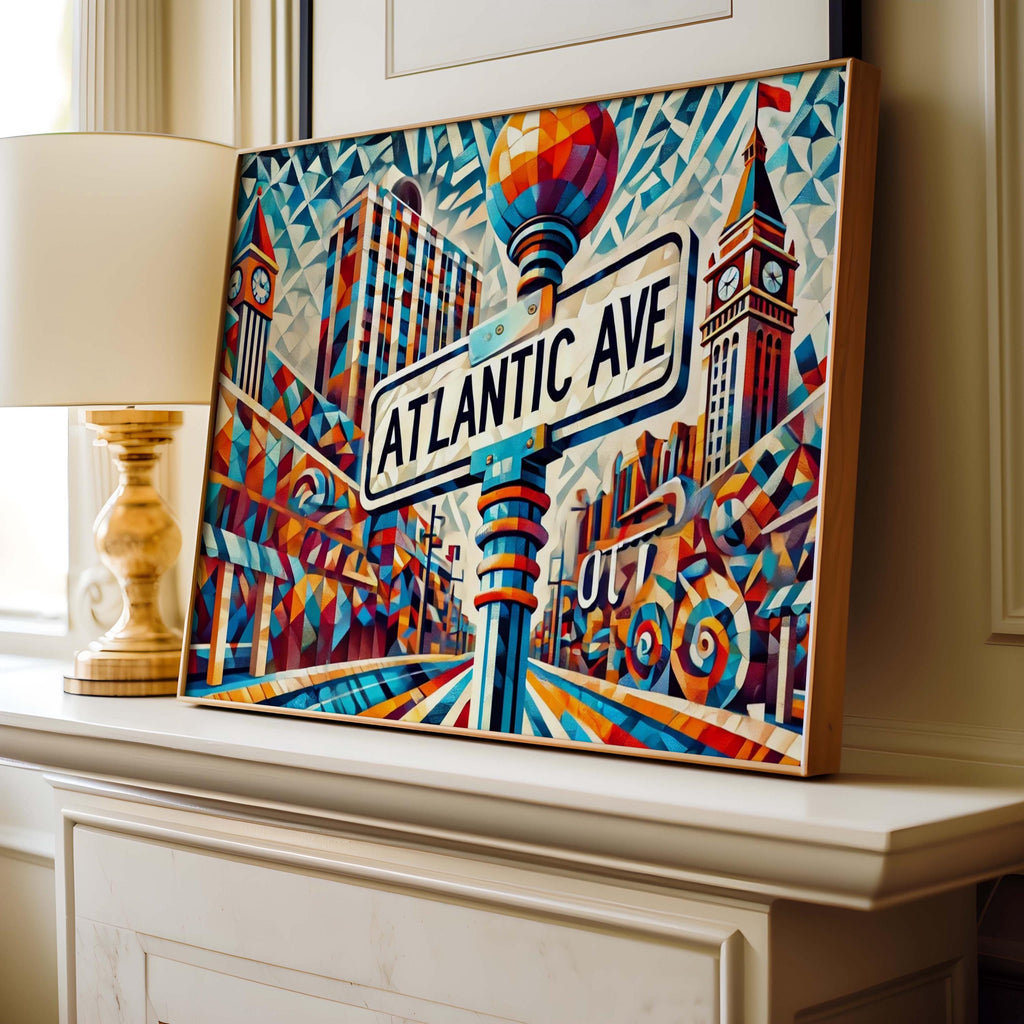Atlantic Avenue Wall Art - Atlantic City, New Jersey, USA