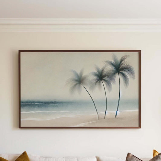 Nature Gift Palm Tree Wall Art, Beach Print, Tropical Home Decor, New Home & Housewarming Gift, Family Nature Art, Coastal Wall Decor