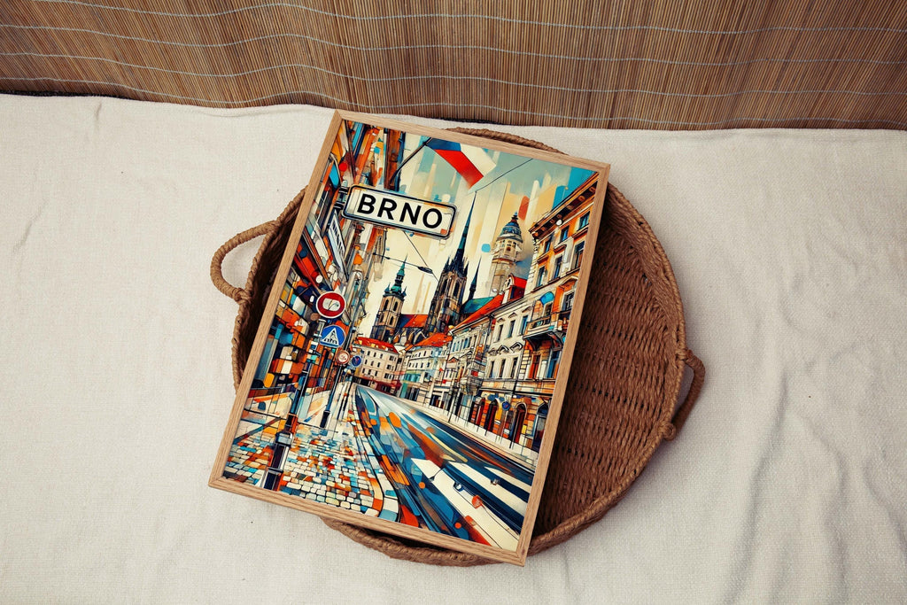 Brno Art Print - Brno, Czech Republic