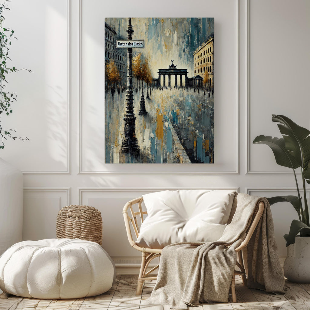 Unter den Linden Wall Art | Berlin Cityscape Print | Germany Travel Poster | European Wall Decor | Housewarming Gift | Travel Souvenir
