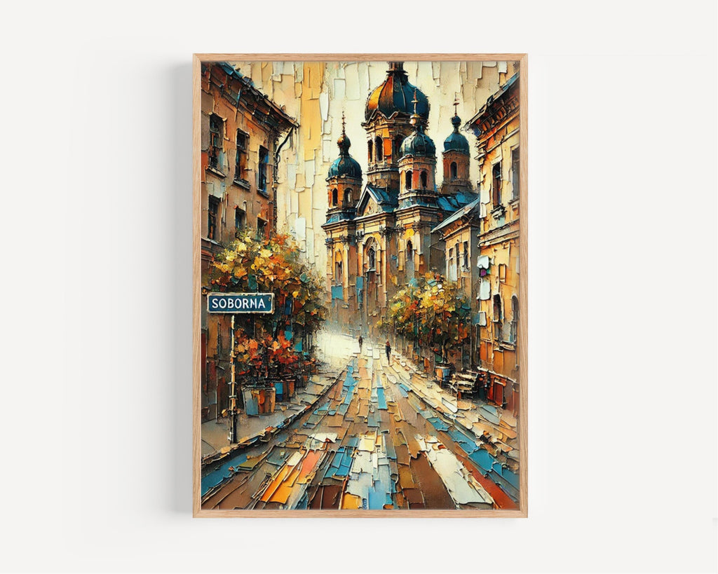 Soborna Street Print - Rivne, Ukraine