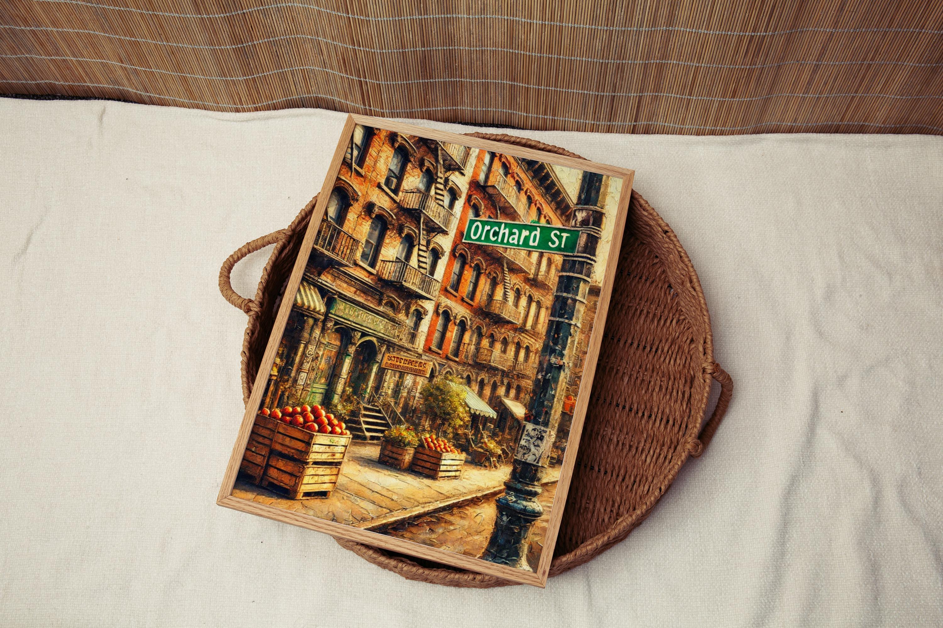 Orchard Street Print Cityscape - Manhattan, New York, USA